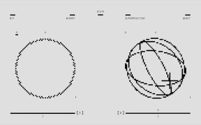 Ilustração de estados de bits clássicos e qubits em superposição, representando conceitos da computação quântica.